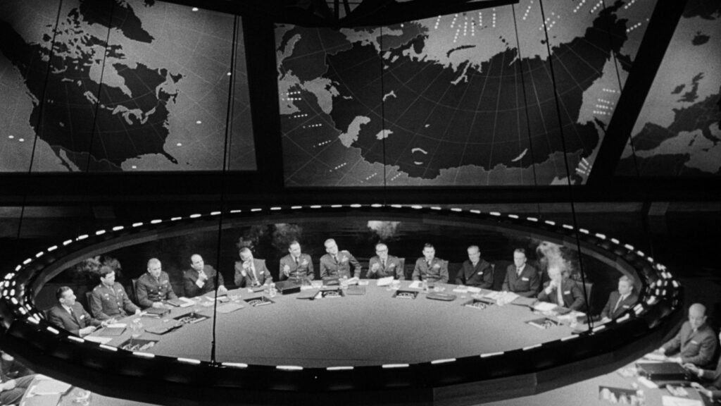 Dr. Strangelove or: How I Learned to Stop Worrying and Love the Bomb (1964) movie backdrop